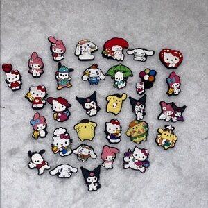 30 hello Kitty and friends croc Shoe Charms nwt